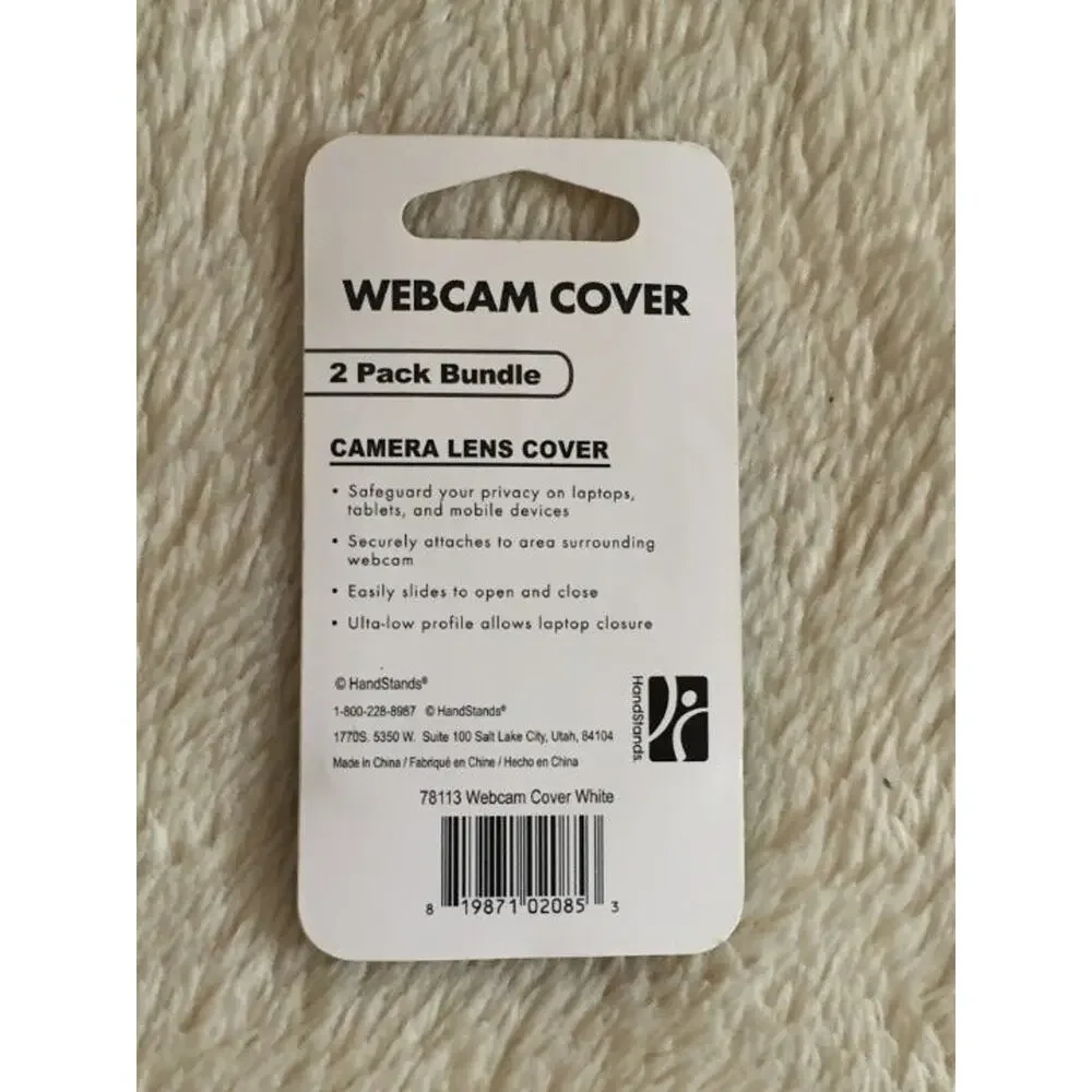 Handstands Webcam Cover 2pk - White
